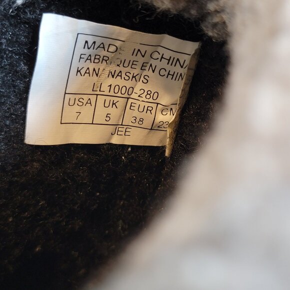 Sorel Kananaskis Women Snow Winter Leather Boots LL1000-280 Brown Black Size 7 - Picture 5 of 6